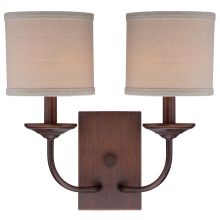 Jackson 2 Light Wall Sconce With Shade