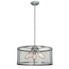 Akron 5 Light 20" Wide Pendant with Mesh Style Metal Drum Shade