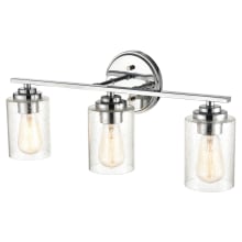 3 Light 22" Wide Bathroom Vanity Light