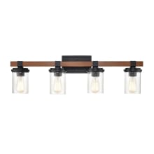 Taos 4 Light 32" Wide Bathroom Vanity Light