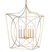 Tracy 6 Light 24" Wide Taper Candle Style Chandelier