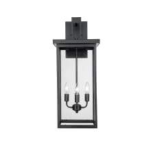 Barkeley 4 Light 27" Tall Outdoor Wall Sconce