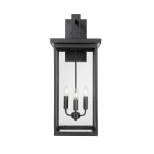 Barkeley 4 Light 30" Tall Outdoor Wall Sconce