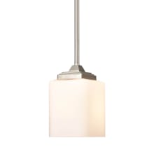 Eddison 4" Wide Mini Pendant with Frosted Opal Shade