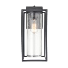 Wheatland 18" Tall Outdoor Wall Sconce with Seedy Glass Shade - ADA Compliant