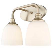 Alberta 2 Light 15" Wide Bathroom Vanity Light