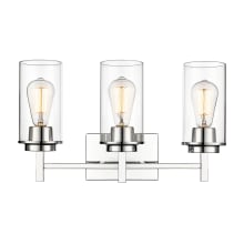 Janna 3 Light 19" Wide Bathroom Vanity Light