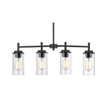 Janna 4 Light 28" Wide Linear Chandelier