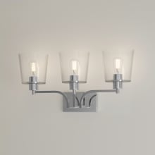 Evalon 3 Light 25" Wide Bathroom Vanity Light