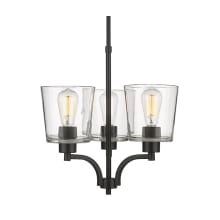 Evalon 3 Light 18" Wide Chandelier