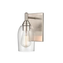 Arlett 10" Tall Wall Sconce with Clear Glass Shade