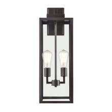 Atless 2 Light 24" Tall Outdoor Wall Sconce