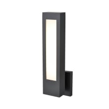 Amster 16" Tall LED Outdoor Wall Sconce