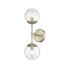 Avell 2 Light 19" Tall Wall Sconce