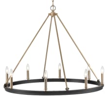 Carruth 8 Light 36" Wide Taper Candle Chandelier