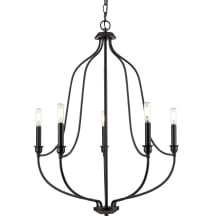 Senoia 5 Light 25" Wide Chandelier