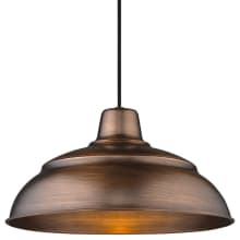 RLM Single Light 17" Wide Pendant