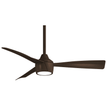 Skinnie 44" 3 Blade Indoor / Outdoor LED Ceiling Fan with Remote Control Included