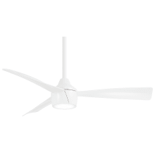 Skinnie 44" 3 Blade Indoor / Outdoor LED Ceiling Fan with Remote Control Included