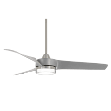 Veer 56" 3 Blade Indoor Smart LED Ceiling Fan with Remote Included