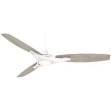 Molino 65" 3 Blade Indoor / Outdoor Smart LED Ceiling Fan with Remote Control Included