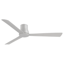 Simple Flush 60" 3 Blade Indoor / Outdoor Ceiling Fan with Remote Control