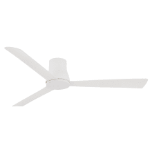 Simple Flush 60" 3 Blade Indoor / Outdoor Ceiling Fan with Remote Control