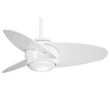 Slant 36" 3 Blade Indoor LED Ceiling Fan with Remote Included