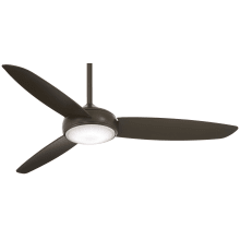 Concept IV 54" 3 Blade Indoor / Outdoor Smart LED Ceiling Fan with Remote Control Included