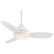 Concept I 44" 3 Blade LED Indoor Ceiling Fan with Remote Included