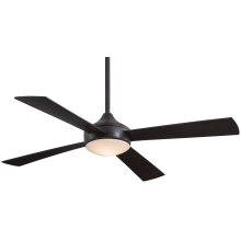 Aluma 52" 4 Blade Indoor LED Ceiling Fan with Wall Control Included