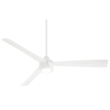 Skinnie 56" 3 Blade Indoor / Outdoor LED Ceiling Fan with Remote Control Included