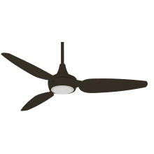 Seacrest 60" 3 Blade Indoor / Outdoor Smart LED Ceiling Fan with Remote Control Included