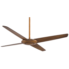 Pancake 52" 4 Blade Indoor DC Motor Ceiling Fan with Remote Included
