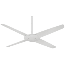 Pancake 52" 4 Blade Indoor DC Motor Ceiling Fan with Remote Included