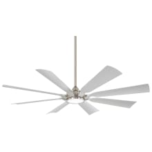 Future 65" 8 Blade Indoor / Outdoor LED Ceiling Fan with Remote Included