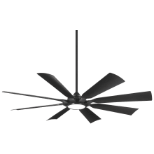 Future 65" 8 Blade Indoor / Outdoor LED Ceiling Fan with Remote Included