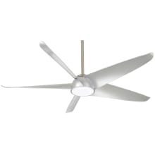 Ellipse 5 Blade 60" Indoor LED Smart Ceiling Fan with Remote Control Included