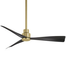 So Simple 44" 3 Blade Indoor / Outdoor Energy Star Ceiling Fan with Remote Included