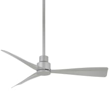 So Simple 44" 3 Blade Indoor / Outdoor Energy Star Ceiling Fan with Remote Included