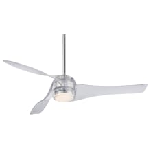 Artemis 58" 3 Blade LED Indoor Ceiling Fan with DC Motor and Remote Control Included