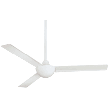 Kewl 52" 3 Blade Energy Star Indoor Ceiling Fan with Wall Control Included