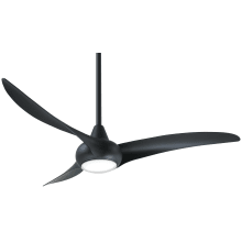 Light Wave 52" 3 Blade Indoor LED Ceiling Fan with Remote Included