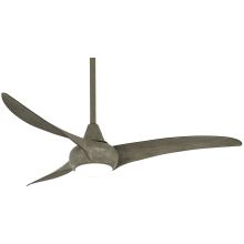 Light Wave 44" 3 Blade Indoor LED Ceiling Fan with Remote Included