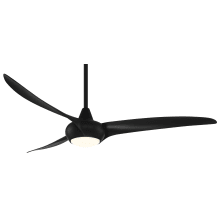 Light Wave 65" 3 Blade Indoor LED Ceiling Fan with Remote Included