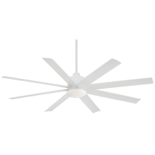 Slipstream 65" 8 Blade Indoor / Outdoor LED Ceiling Fan with Remote Included