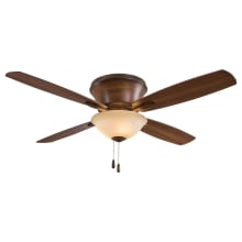 Mojo II 52" 4 Blade Indoor Flush Mount Ceiling Fan with LED Bulbs Included