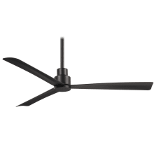 Simple 52" 3 Blade Indoor / Outdoor Energy Star Ceiling Fan with Remote Included