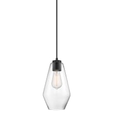 Clarity 7" Wide Mini Pendant with Clear Glass Shade