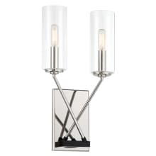 Highland Crossing 2 Light 17" Tall Wall Sconce